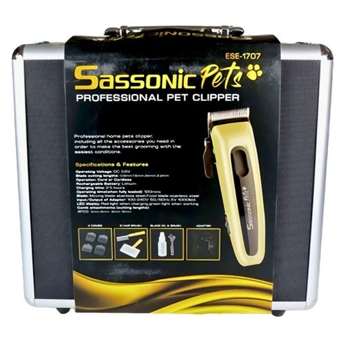 מכונת תספורת לבעלי חיים SASSONIC ססוניק PETS ESE1707