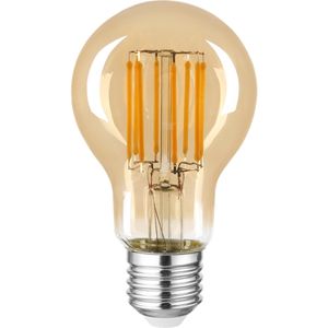 נורת לד A60 דמוי פחם מוזהב 8W E27 2200K לא ניתן לעמעום יורולוקס