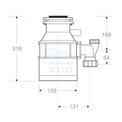 טוחן אשפה InSinkErator 46 - יבואן רשמי שוני ניגא