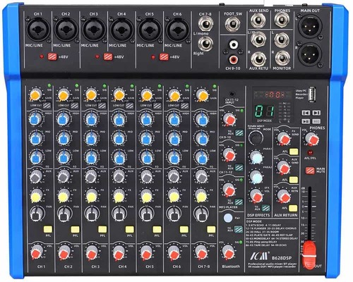 מיקסר 12ערוצים עם אפקטים ICM MIX B628DSP