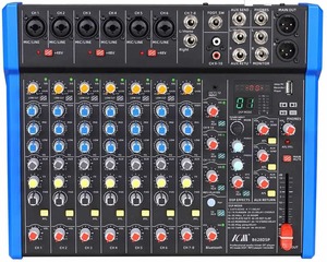מיקסר 6 מונו 2 סטריאו+אפקטים+בלוטוס ICM A68DSP