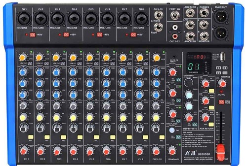 מיקסר 14ערוצים עם אפקטים CM MIX B828DSP