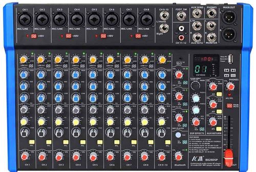 מיקסר 14ערוצים עם אפקטים CM MIX B828DSP