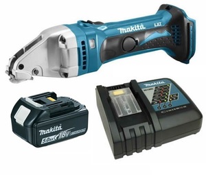 מספרי פח 18V נטען 1.6 מ"מ כולל סוללה 5.0 אמפר ומטען MAKITA DJS161 מקיטה
