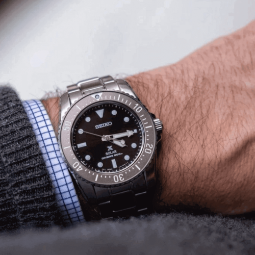 שעון SEIKO כרונוגרף לגבר 38 ממ