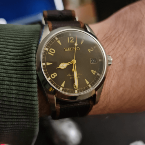 שעון SEIKO כרונוגרף לגבר 38 ממ