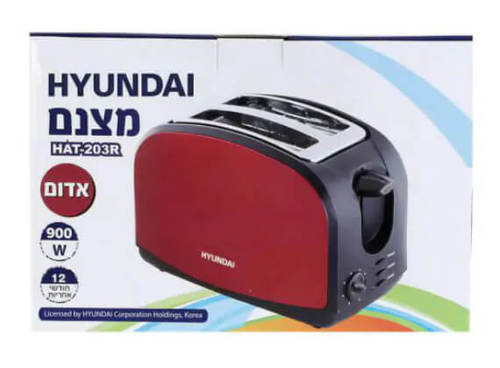 מצנם 2 פרוסות אדום