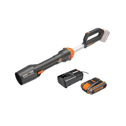 מפוח עלים טורבו 20V עם סוללה 2A ומטען