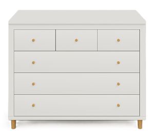 שידת החתלה 120 ס"מ עם מסילות טריקה שקטה דגם בנקוק