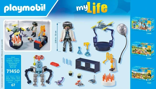 משחק פליימוביל חוקר עם רובוטים לגילאי 4+