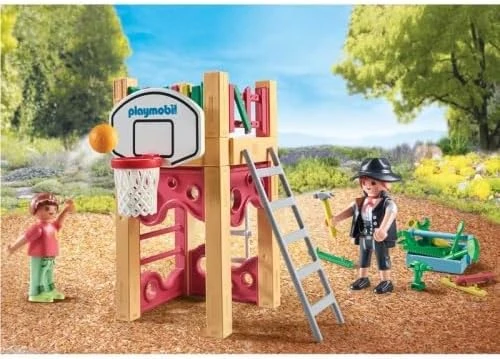 משחק פליימוביל נגר עם צריח לגילאי 4+
