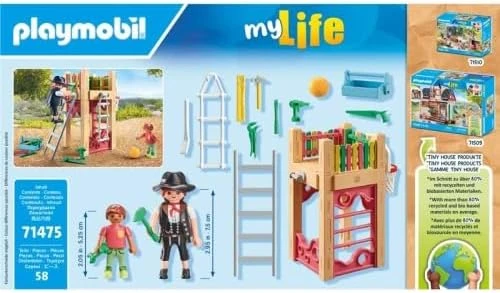 משחק פליימוביל נגר עם צריח לגילאי 4+