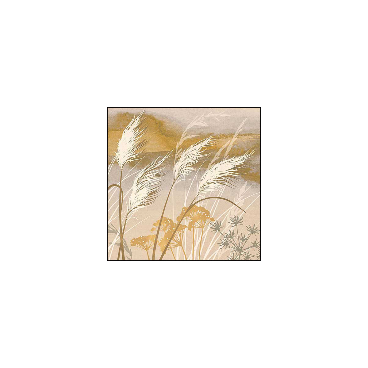 מפית - Waving grass