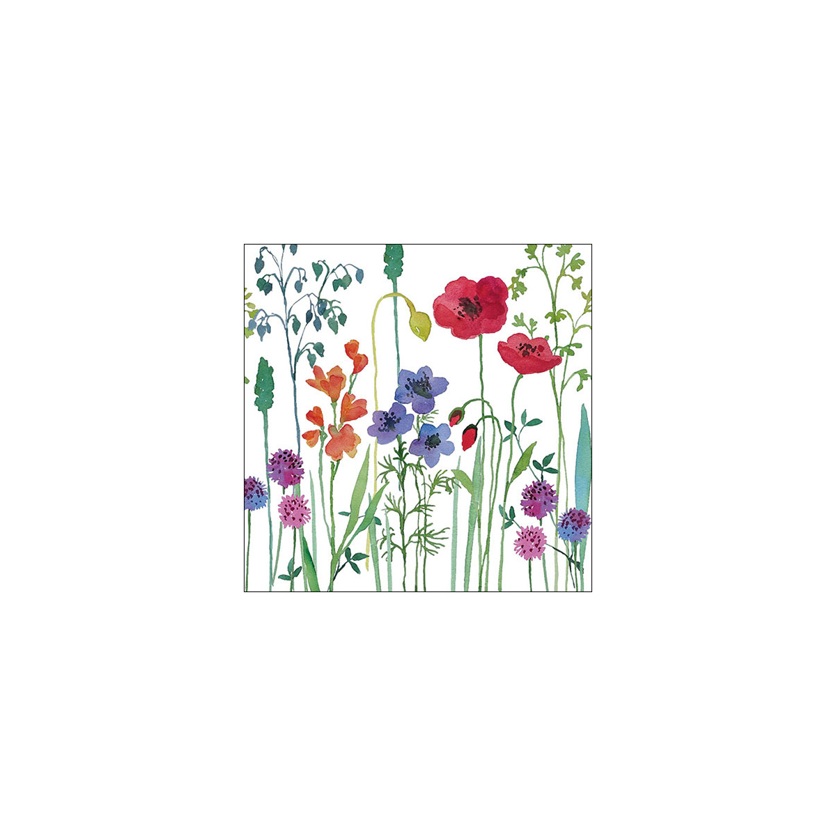 מפית - Meadow flowers