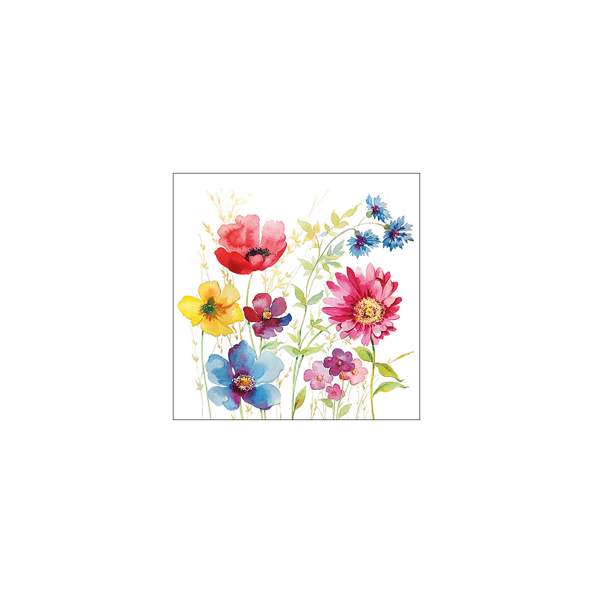 מפית - Aquarell meadow