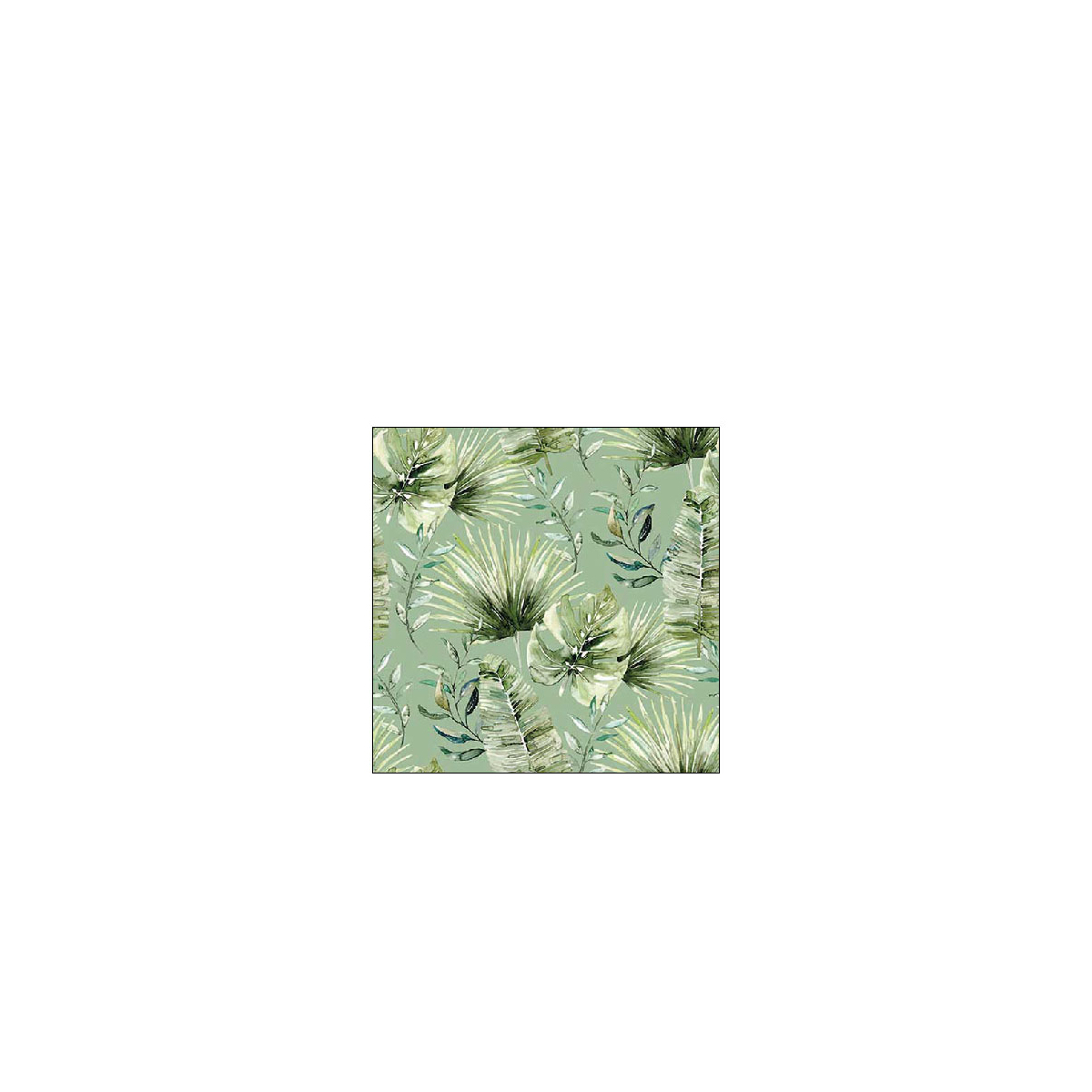 מפית - Jungle leaves green