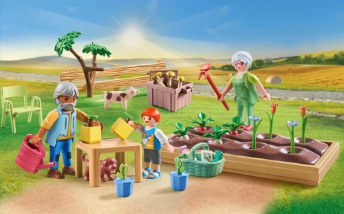 משחק פליימוביל סבא וסבתא וגן ירק לגילאי 4+
