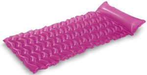 מזרן ים מתקפל בעיצוב גלים בעל אטימה כפולה - ורוד