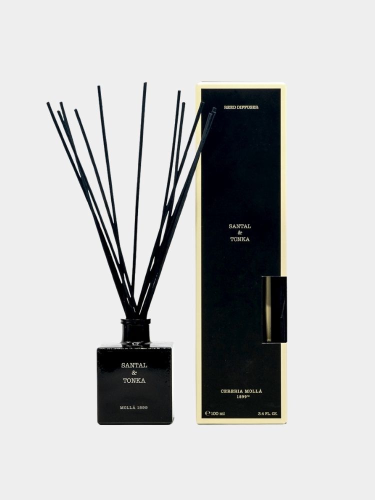 מפיץ ריח מקלות 100 מ"ל CERERIA MOLLA בניחוח SANTAL & TONKA