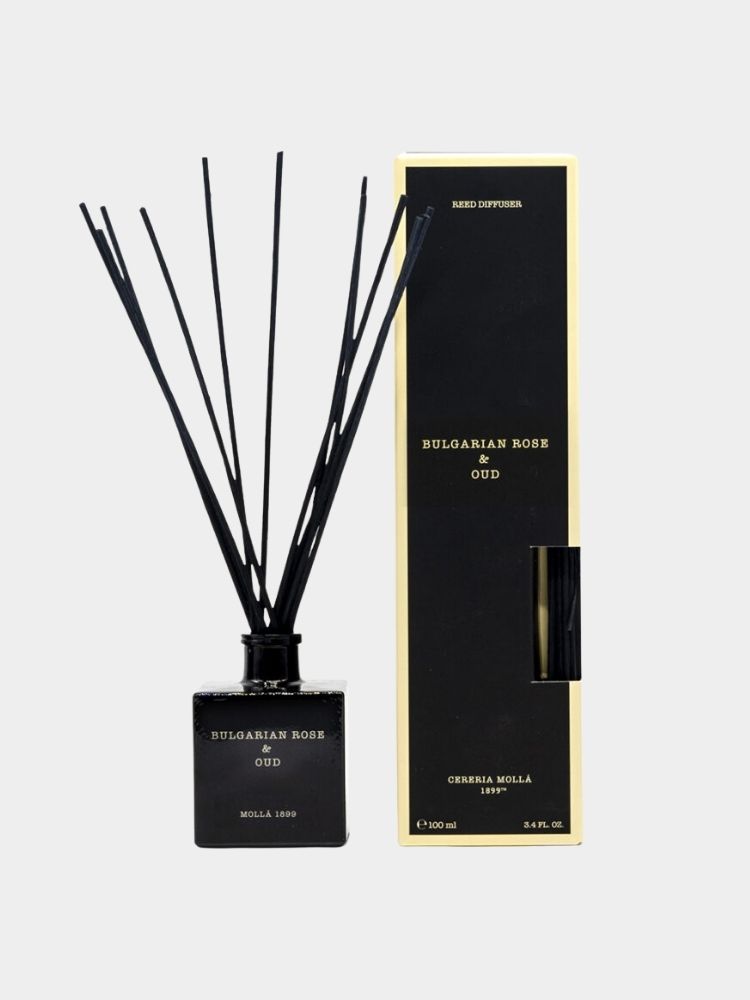 מפיץ ריח מקלות 500 מ"ל CERERIA MOLLA בניחוח BULGARIAN ROSE & OUD