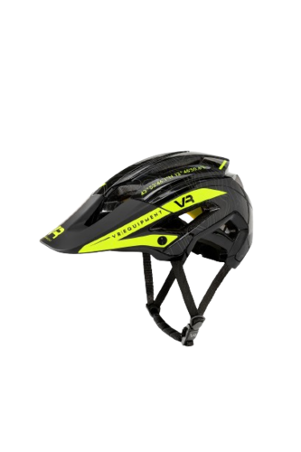 קסדת אופניים שחור / צהוב  - VR46 MTB HALF FACE MIPS HELMET