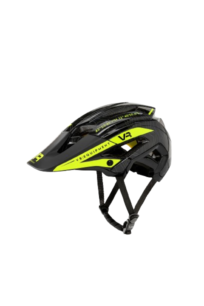 קסדת אופניים שחור / צהוב  - VR46 MTB HALF FACE MIPS HELMET