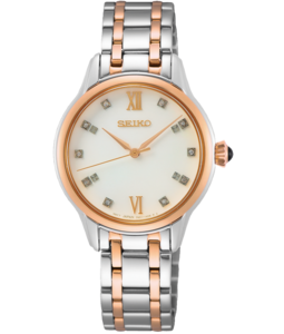 SEIKO SRZ542 נשים משובץ 12 יהלומים