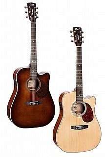 גיטרה אקוסטית מוגברת CORT MR500E BR CUTWAY