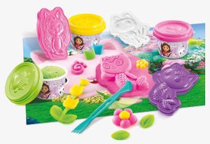 דלי יצירה בבצק גינת הפיות של בית הבובות של גבי