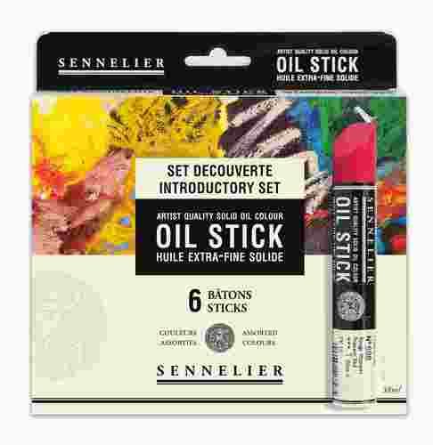 סט 6 צבעי שמן_סטיק | Oil Sticks Sennelier