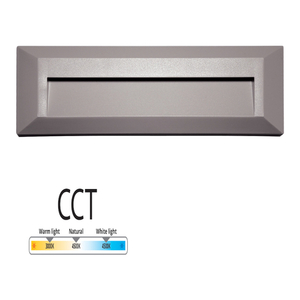 שבילית לד מלבני 3.5W מוגן IP65 - CCT אפור 