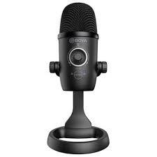 מיקרופון שולחני לסטרימינג, זום סאונד רדיופוני למחשב וטלפונים Boya BY-CM5