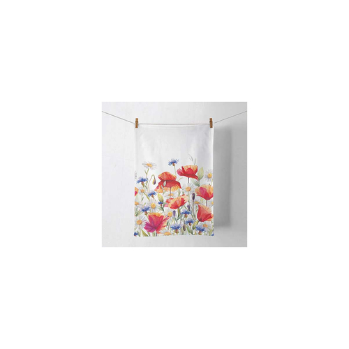 מגבת מטבח - Poppies and cornflowers