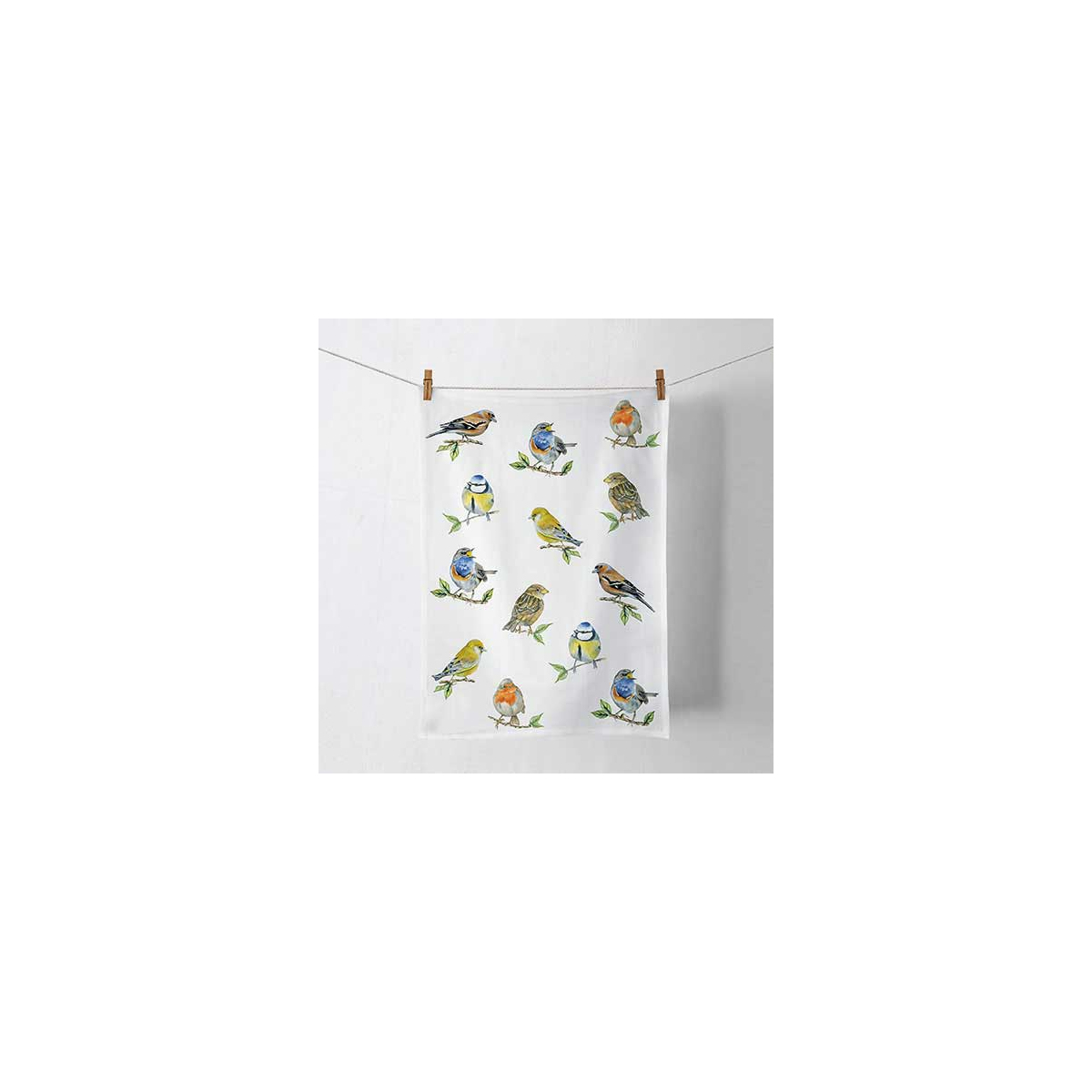 מגבת מטבח - Bird species white