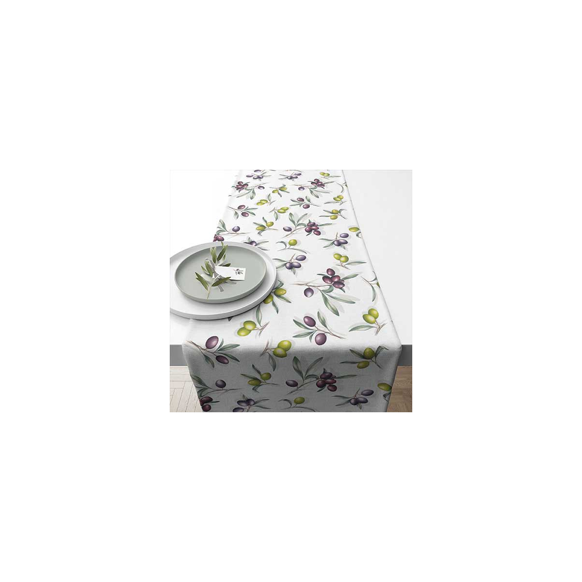 ראנר לשולחן 40x150 ס״מ - Delicious olives