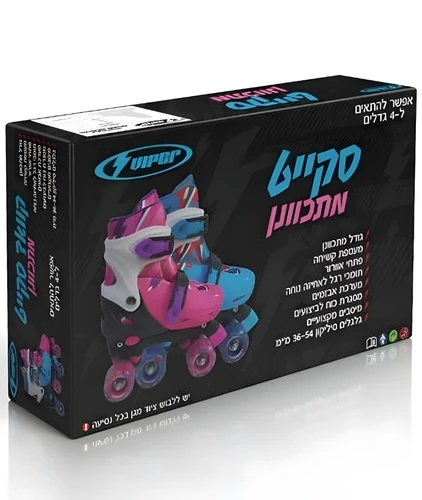 גלגיליות | סקטים Viper מתכוונן ל-4 מידות 38-35