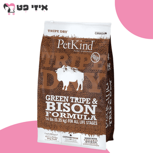 פטקיינד ביזון ללא דגנים על בסיס קירשה 6.35 ק"ג PetKind