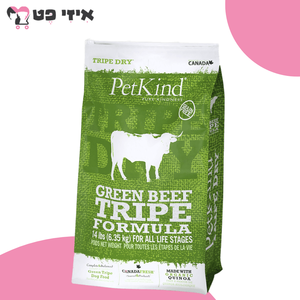 פטקיינד בקר ללא דגנים על בסיס קירשה 6.35 ק"ג PetKind