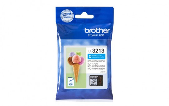 ראש דיו כחול ברדר Brother LC-3213 Cyan - מקורי