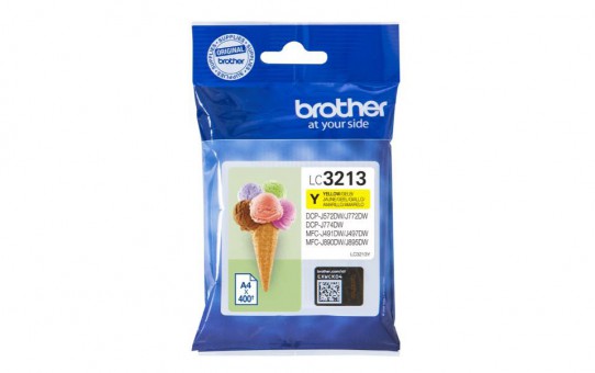 ראש דיו צהוב ברדר Brother LC-3213 Yellow - מקורי