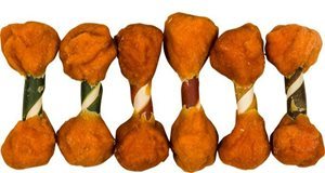 מקלונים דנטלים עם עוף בקצוות-50 יח'- 1 ק"ג-מארז חסכון! פטסלנד