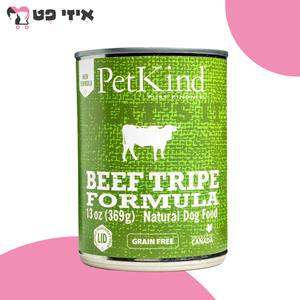 שימור פטקיינד בקר וקירשה ללא דגנים 369 גרם PetKind