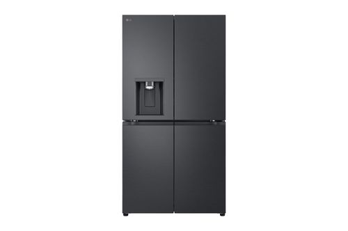 מקרר 4 דלתות 637 ליטר LG גימור פלדה שחורה יוקרתי דגם GR-730BDIS