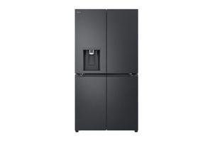 מקרר 4 דלתות 637 ליטר LG גימור פלדה שחורה יוקרתי דגם GR-730BDIS