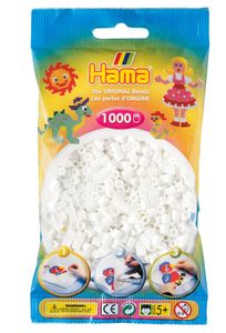שקית 1000 חרוזי גיהוץ - לבן