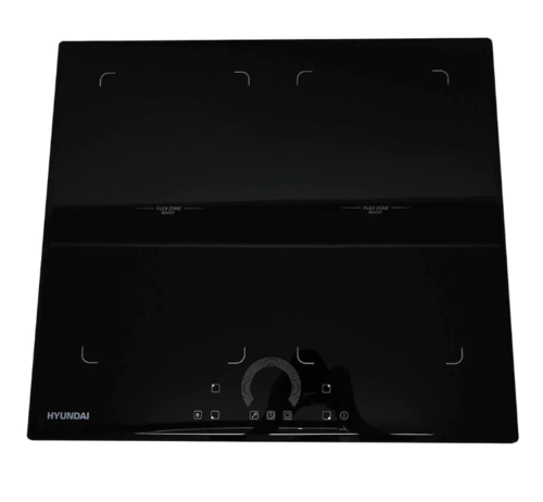 כיריים אינדוקציה HYUNDAI תוצרת HYUNDAI דגם HAS-I404-3P שחור\לבן
