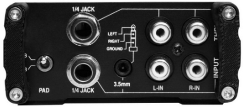 זוית נוספת On Stage DB1050 Passive Direct Box