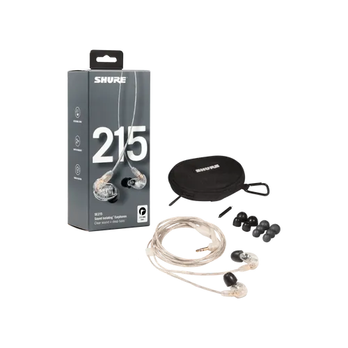 SHURE SE215 אוזניות IN-EAR ניתקות