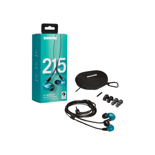 אוזניות In-ear בצבע כחול Shure SE215SPE-EFS 