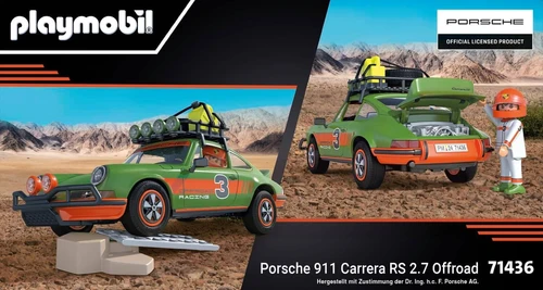 משחק פליימוביל פורשה 911 קאררה RS 2.7. - מהדורת Offroad לגילאי 5+